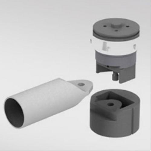 Lapított csõvég kerekítõ és lyukasztó idomacél megmunkáló kiegészítõ