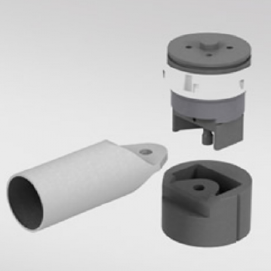 Lapított csõvég kerekítõ és lyukasztó idomacél megmunkáló kiegészítõ