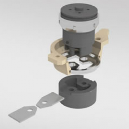 Laposacél daraboló és lyukasztó idomacél megmunkáló kiegészítõ