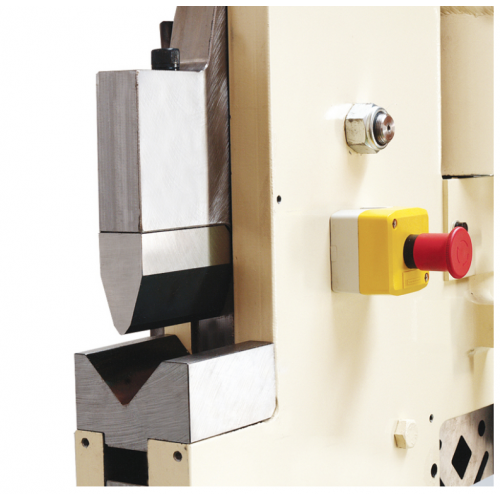 Élhajlító idomacél megmunkáló kiegészítõ