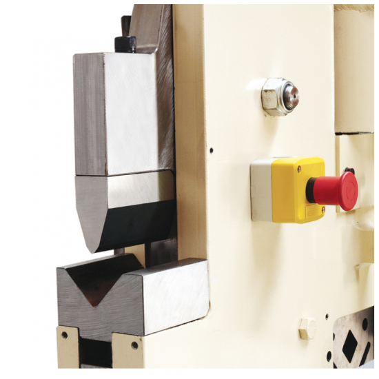 Élhajlító idomacél megmunkáló kiegészítõ