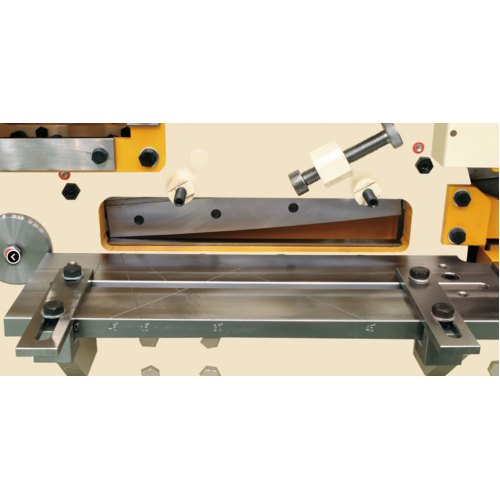 Laposacél daraboló idomacél megmunkáló kiegészítõ